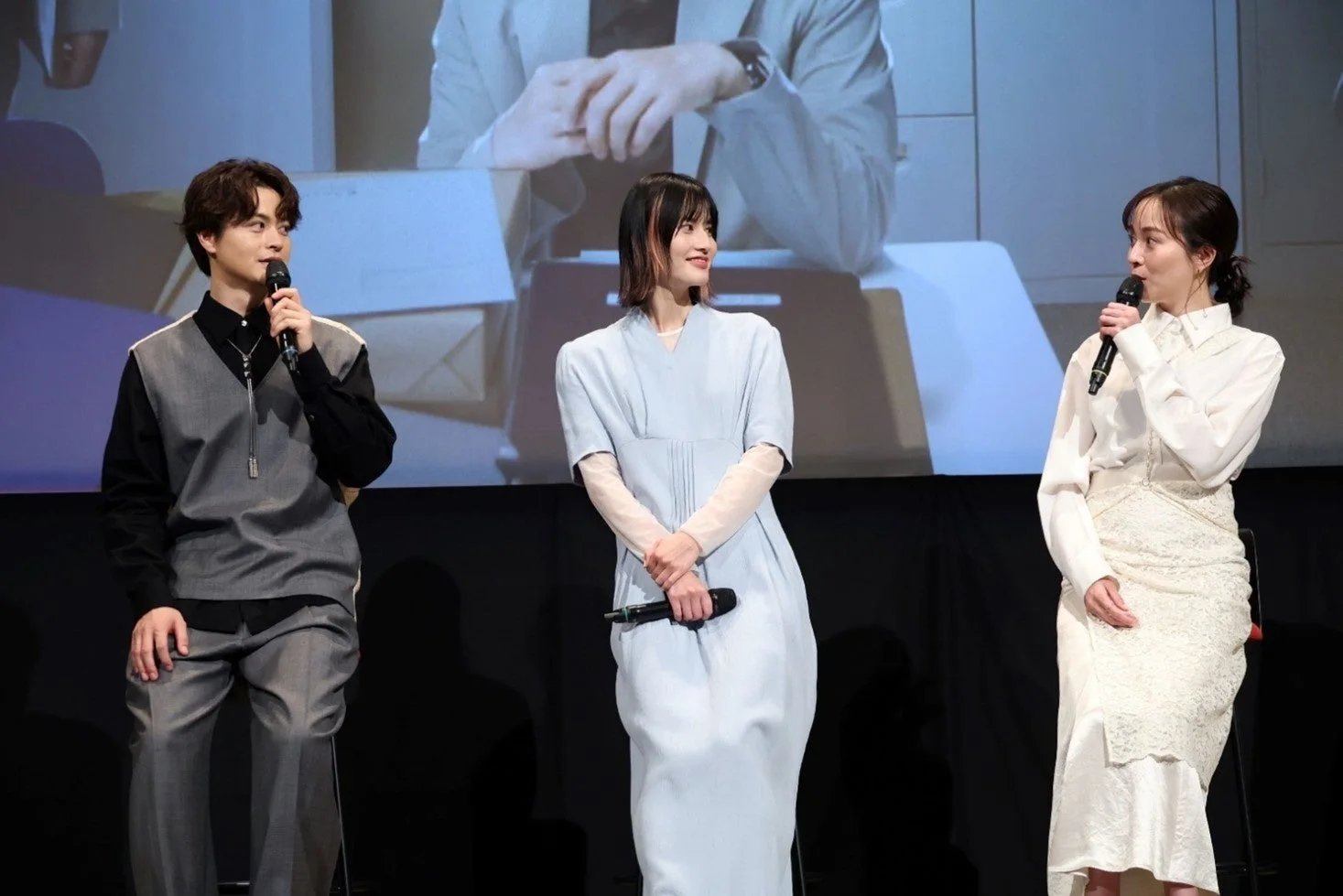 FODオリジナルドラマ『にこたま』完成披露試写会登壇者