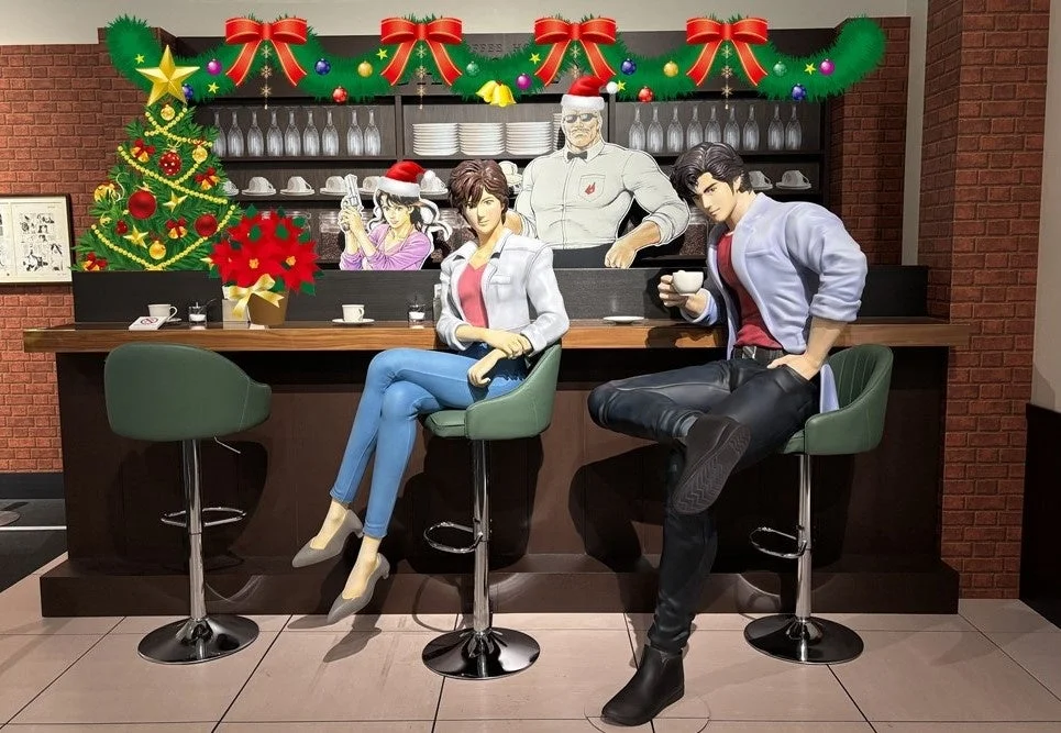 喫茶キャッツアイのクリスマスデコレーション