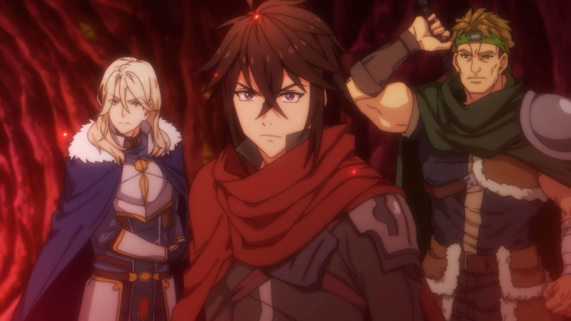 ティザーPV場面写真：真剣な表情の男性キャラクターたち