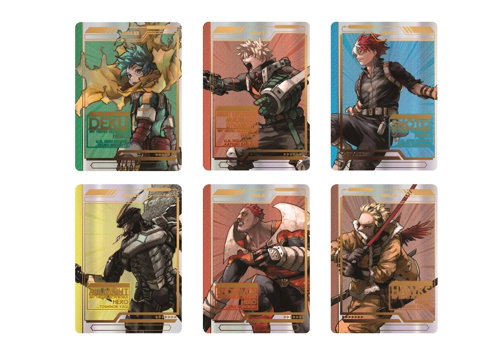 グッズ付チケット特典のコレクションカードセット