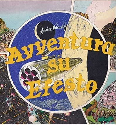 レトロなSFコミック『Avventura su Efesto』のイラスト