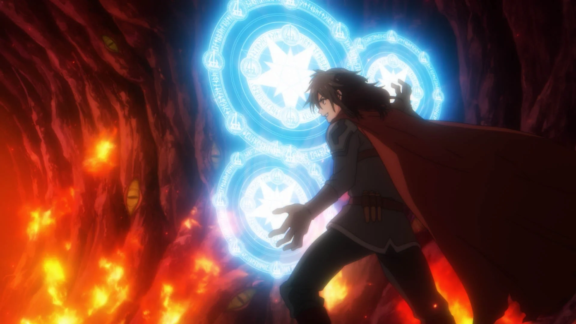 ティザーPV場面写真：魔法陣を操るキャラクター