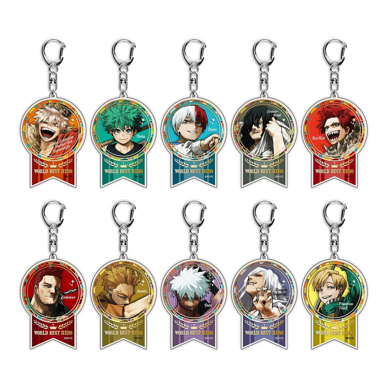『僕のヒーローアカデミア』WORLD BEST HERO アクリルキーホルダーコレクション
