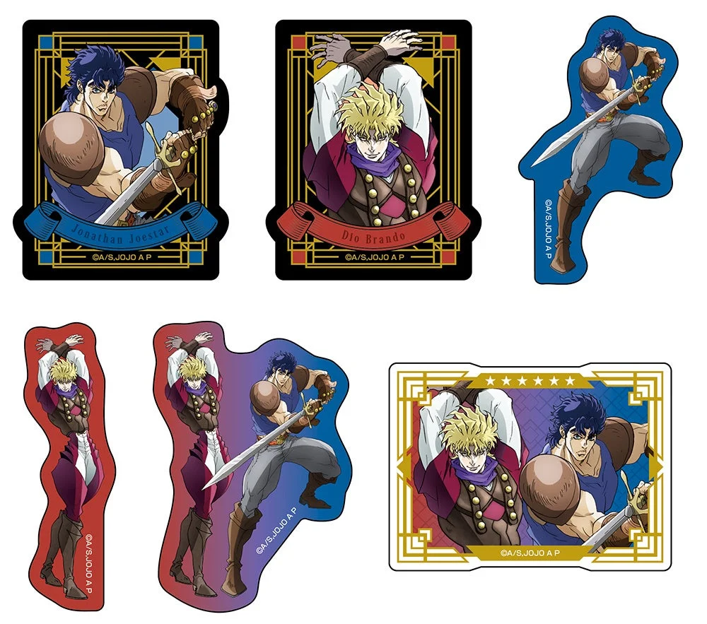 描き下ろしクリアステッカーコレクション「ファントムブラッド」