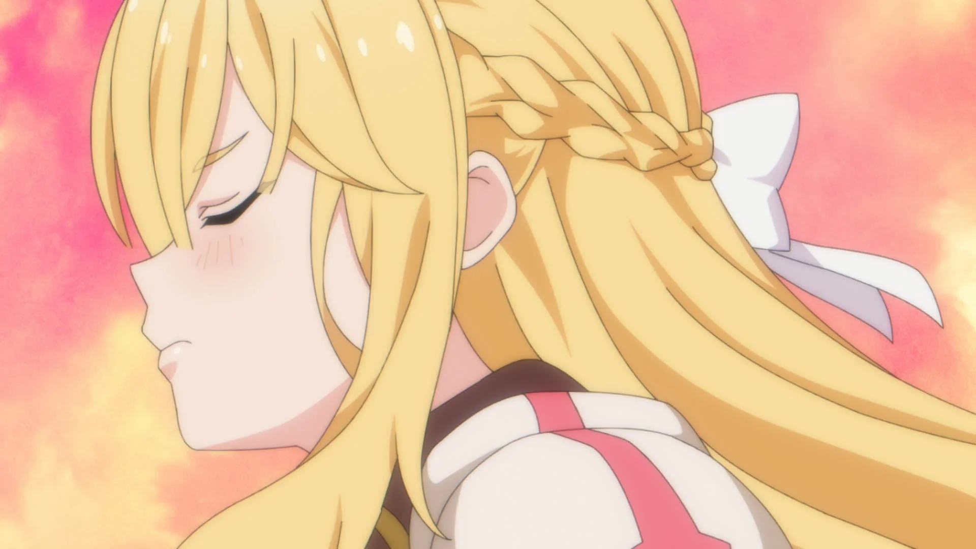 ティザーPV場面写真：頬を染める金髪の少女