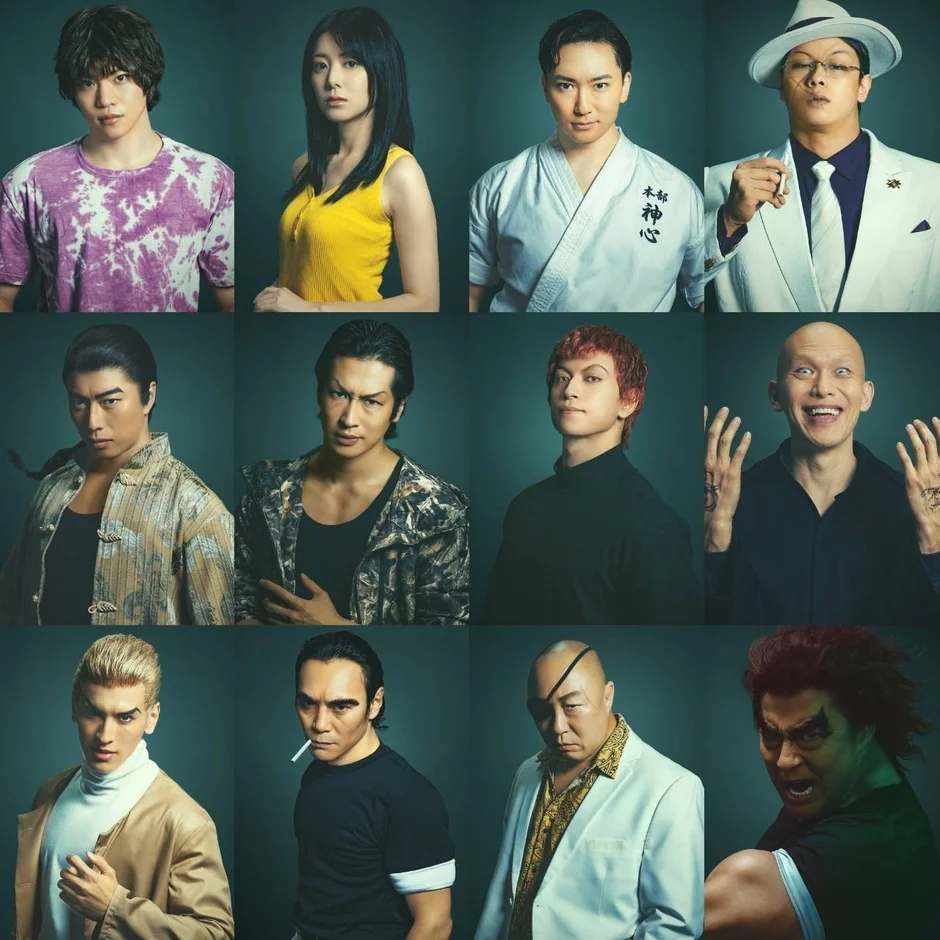 舞台『刃牙 THE GRAPPLER STAGE2 ー最凶死刑囚編ー』キャスト集合写真